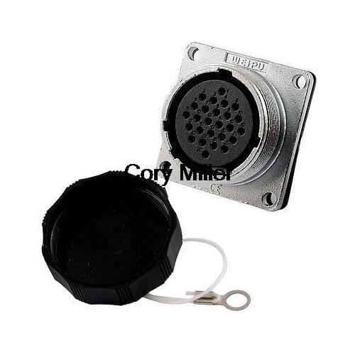 28mm Base 26 Pins to Socket Air Aviation Circular Connector Plug