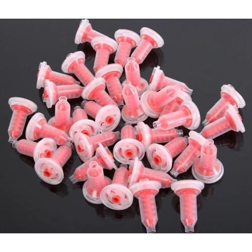 50pcs Dentistry Dentist Dental Dynamic Impression Mixing Tips Material Imprinting Machine Fits Pentamix Unit Equipment Insrument