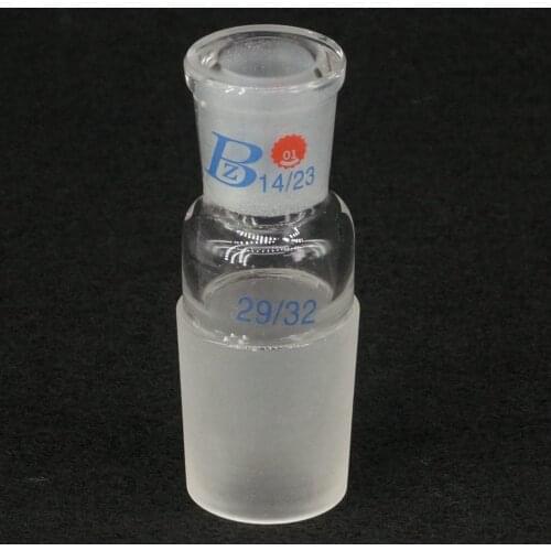 14/23 Female to 29/32 Male Joint Lab Glass Enlarging Transfer Adapter Glassware
