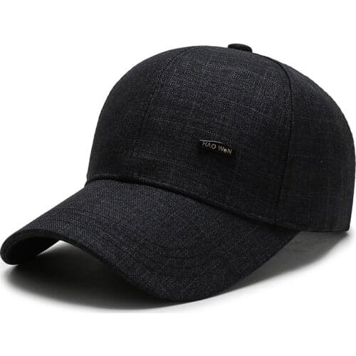 Men Women Cotton Adjustable Blank Plain Baseball Cap Low Profile Plaid Dad Hat Outdoor Cap Casual Sun Hat
