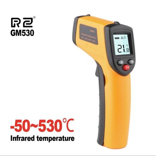 RZ Infrared Thermometer Thermal Imager Handheld Digital Laser Electronic Outdoor Non-Contact Hygrometer -50~530C Thermometer