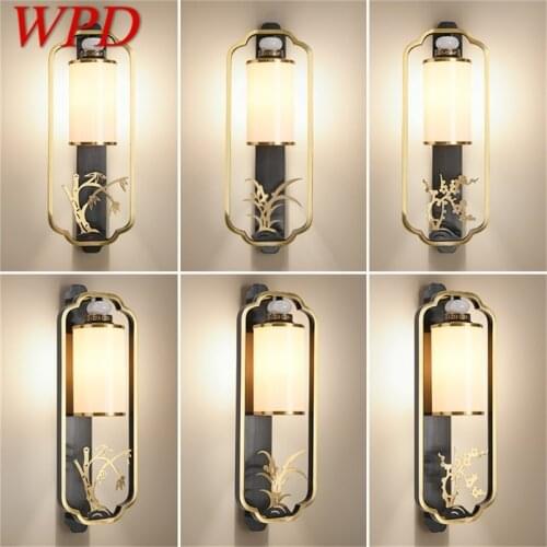 WPD Indoor Wall Lamps Modern Brass Creative LED Sconces Light For Home Decoration