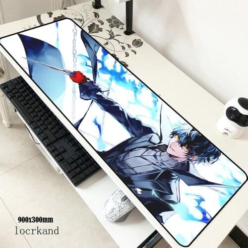 Persona 5 mats 900x300x3mm wrist rest gaming mouse pad big keyboard mousepad anime notebook gamer accessories padmouse mat