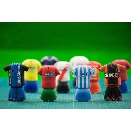 Cute cartoon Football fans usb Cartoons 4GB 8GB 16GB 32GB 64GB pendrive USB Flash Drive creative gifty Stick Pendrive