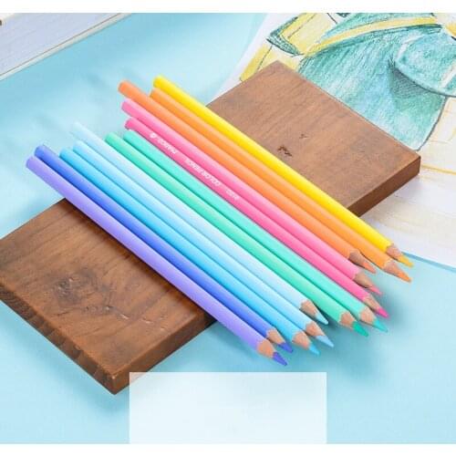 12/24 Maco Macaron Colors 2B Pencils Set Lead Durable Drawing Art Paint Stationery Kids Gift Office School Student Supply H6907