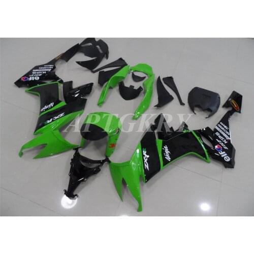 New ABS Plastic Shell Motorcycle Fairing kit Fit For kawasaki Ninja ZX10R 2008 2009 2010 08 09 10 ZX-10R Custom Black Green Cool
