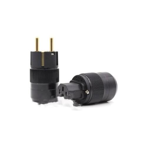 P-013 European standard power plug HiFi speaker power plug factory wholesale