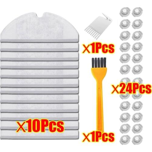 Suitable for Xiaomi Roborock S50 S51 S5 S55 robot Vacuum Cleaner 2 Spare Parts Kits Mopping Cloth Water Tank Filter Replacemen