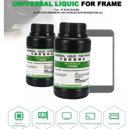 RL-518 240g Universal liquid for remove frame disassemble bracket stent glue liquid for Phone huawei Samsung iPhone