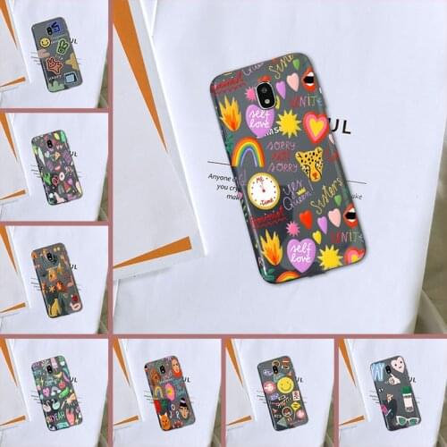Silicone Case For Samsung J2 J5 J7 Prime J3 J5 J7 2015 2016 2017 Soft Cartoon Heart Cover For Samsung J4 J6 J8 Plus Phone Case