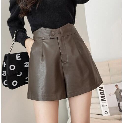 YIHERMI Women's Leather Pants