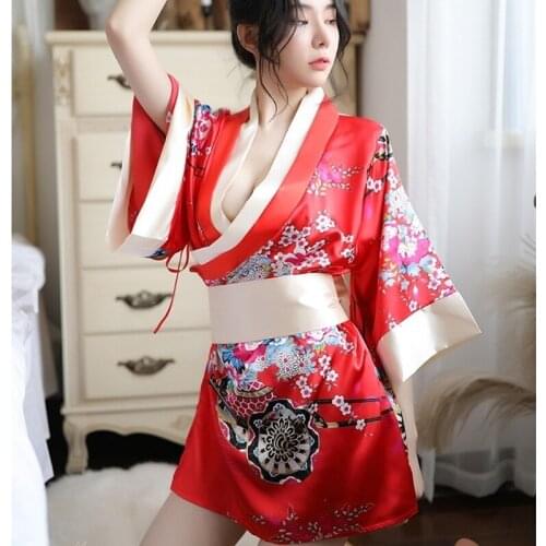Japanese Kimono Traditional Women Sexy Dress Japan Clothes Women Haori Yukata Cosplay Japanese Kimono Geisha Costume FF2381