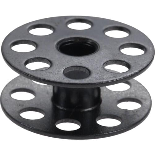 10pcs/lot Industrial Sewing Machine Bobbins Single Needle machine foot M size Carbide Steel 25mm Black Durable sewing accessory