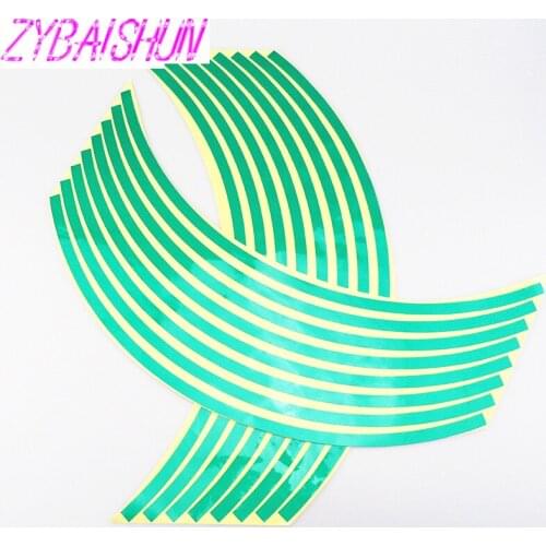 16 Stripe Tape Reflective 15-18 Inch Rims Stickers for Acura RLX CL EL CSX ILX MDX NSX RDX RL SLX TL TSX Vigor ZDX