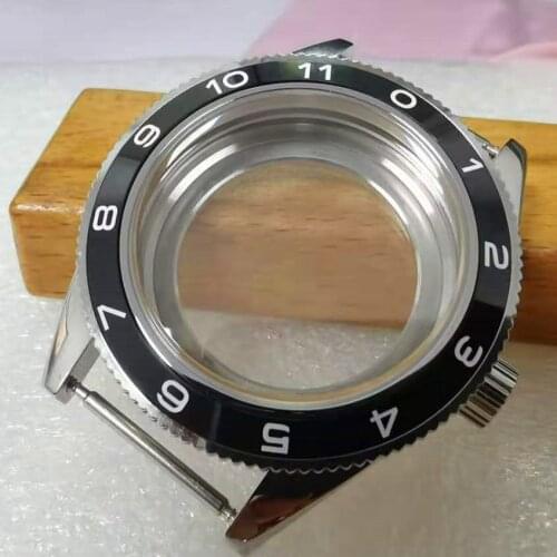 41mm Sapphire Glass Watch Case Fit ETA2836 Miyota8215 Automatic Movement