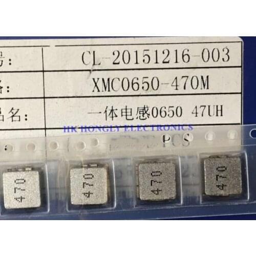 50PCS XMC0650-470M 0650-47UH 2.5A 3.5A Inductor
