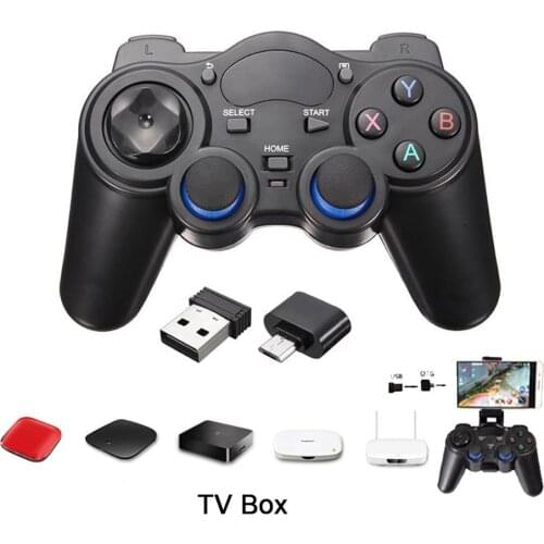 2.4G USB Wireless Gaming Controller Gamepad Android Accessories Parts USB Joystick Control for TV Computer PC360 TV Set-top Box