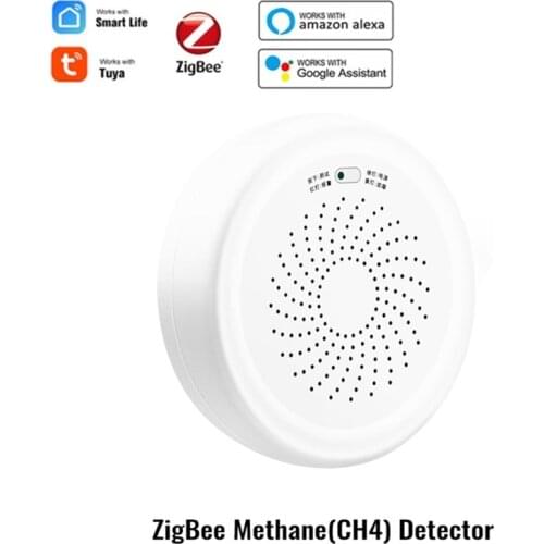 ZigBee Tuya Smoke Sensor Smart Combustible Gas Detector Natural Gas Leak Sensor Gas Alarm Smart life Security Alarm Detection