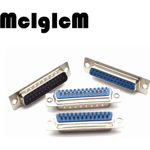 DB25 Female/male Plug Connector 25P 25Pin Solder Type Serial Port Adapter SR232 2 LINE Connector