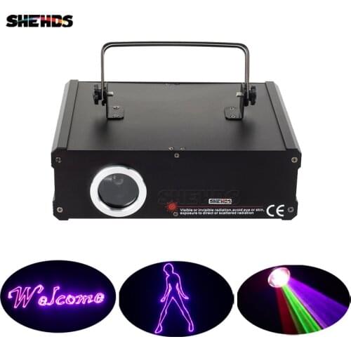 DJ Light 1000mW RGB Scan Pattern Laser DMX512 Stage Effect Lighting Good For Disco Home Party Dance Floor Christmas Decorations