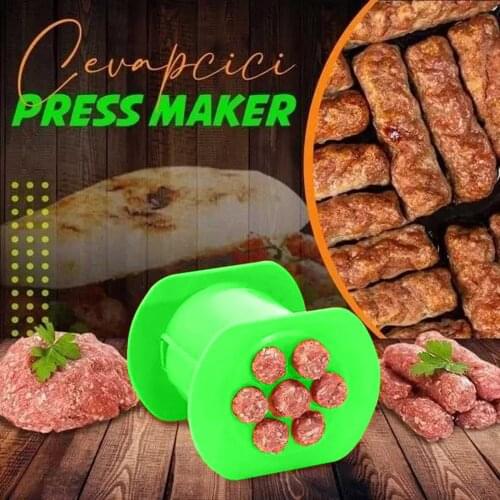 VIP exclusive One Press Cevapcici Sausages Press Maker Meat Mincer Hot Dog Beef Hand Operated Grinding Machine Kitchen Gadgets