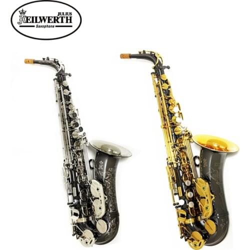 Germany JK SX90R Keilwerth Saxophone Alto Black Nickel Silver Alloy Alto Sax Brass Musical Instrument With Case Mouthpiece Copy