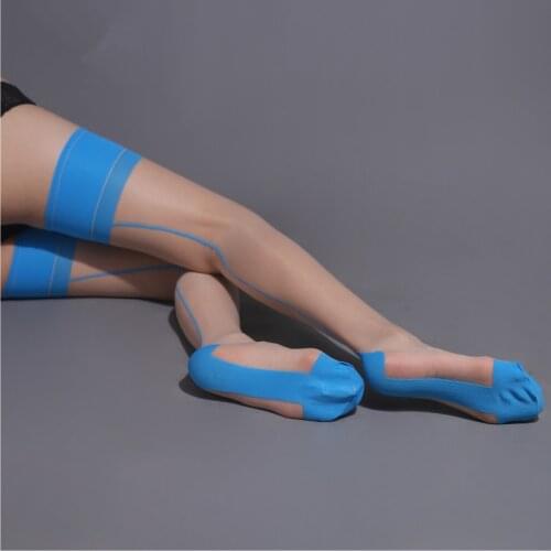 Hot Patchwork Stockings Retro Back Line Seamed Thigh High Stockings Reinforced Heel & Toe Stretchy Nylon Pantyhose Women Hosiery