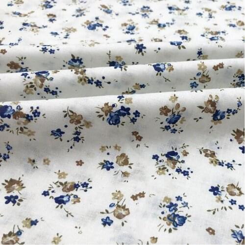 32*68 Reactive ptinting Cotton Lace Fabric Handmade DIY Pajamas Clothes Accessories Width 145cm 1Yard