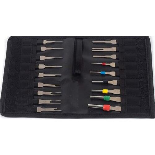 Best Auto Terminal Removal Tool, Car Electrical Wiring Pin Extractor Connector Puller Kit ,Depinning Tool Set(18Pcs)