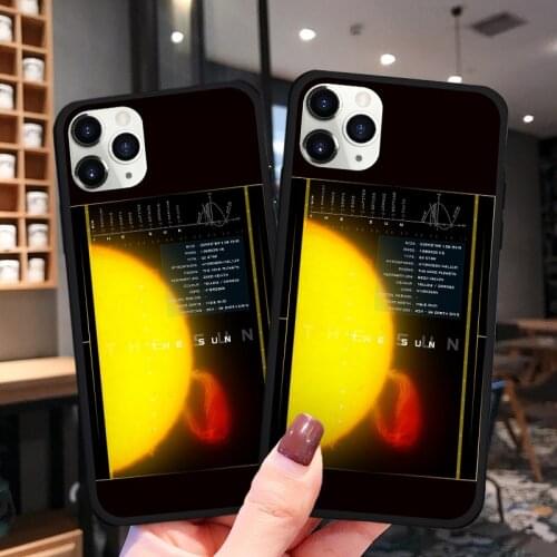 Jamular Sun Solar Prominence Soft PC TPU Phone Cases for iPhone 12 Mini 11 Pro X XS XR Max 7 8 6 6S Plus SE 2020 Back Cover