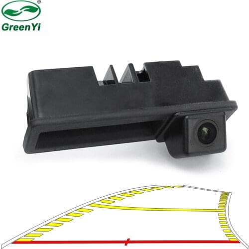 HD 4089T Dynamic Trajectory Parking Line Car Reverse Backup Rear View Trunk Handle Camera For Audi A1 A3 A4 A6L S5 Q7