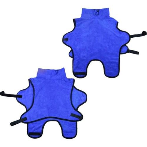 Pet Towel Absorbent Dog Bathrobe Superfine Fiber Bathing Suit Quick Dry Cat Bath Towel