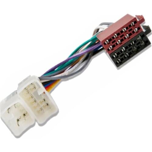 ISO Radio Plug Adapter Harness Wire Stereo for Toyota Aurion Avensis Camry Celica Corolla Echo Hilux Kluger Landcruiser MR2