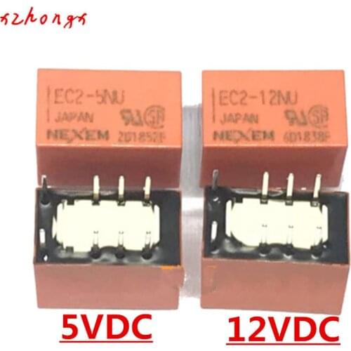 Relay EC2-5NU EC2-12NU EC212NU 12 V 12VDC 5VDC DC12V 4PIN