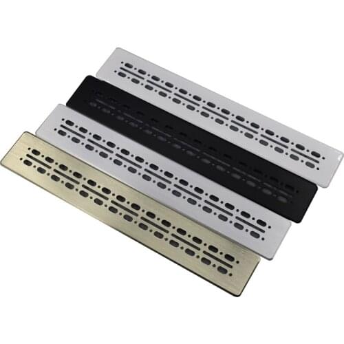 Aluminum alloy rectangular air vent grille ventilation cover Closet Shoe Wardrobe Cabinet Mesh Hole louver vent home Decor cover