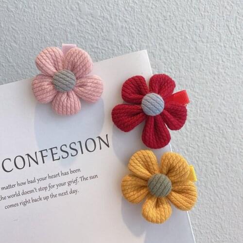 Girl Hairpin Cute Cartoon Flower Hairpins Barrettes Side Clip Headdress Princess Baby Headdress Children Hair Accessories