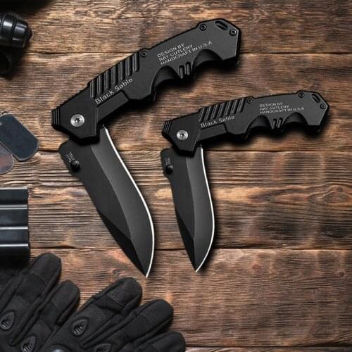RS Folding Knife Tactical Survival Knives Hunting Camping Edc Multi High Hardness 3Cr13 Military Survival Outdoor Knife