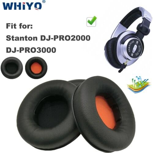 Replacement Ear Pads for Stanton DJ PRO2000 PRO3000 PRO 2000 PRO 3000 Headset Parts Leather Earmuff Earphone Sleeve Cover
