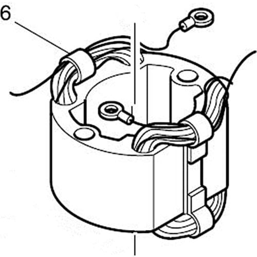 AC220V 528113-0 Stator Field Replace for Makita BO4510