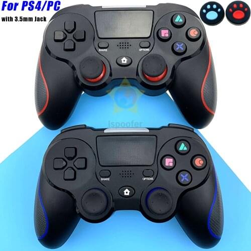 Bluetooth Wireless Joystick for PS4 Controller Fit For ps4 PC Console For Playstation Dualshock 4 Gamepad For PS3 with 3.5mm Jac
