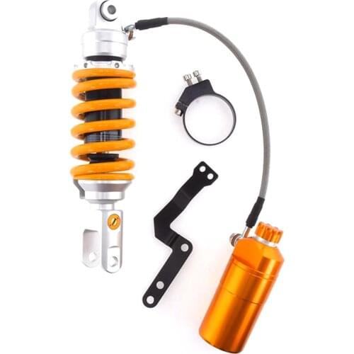 265MM 10.43'' Spring 10MM Double Damping Adjustable Motorcycle Nitrogen Shock Absorber For Yamaha Kawasaki VIX10N R155 YZF-R15