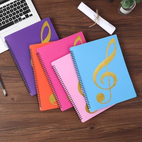 High quality multifunctional sheet music folder student sketch writing folder piano sheet music book music stave binder