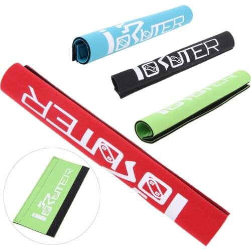 1pc Bicycle Frame Protection Ultralight MTB Bike Frame Protector Chain Rear Fork Guard Cover Cycling Chain Cover Black