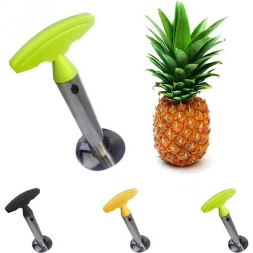 1PC Stainless Steel Fruit Pineapple Peeler Metal Slicers Fruit Cutter Corer Slicer Apple Core Knife Parer Kitchen Tool 3 Color