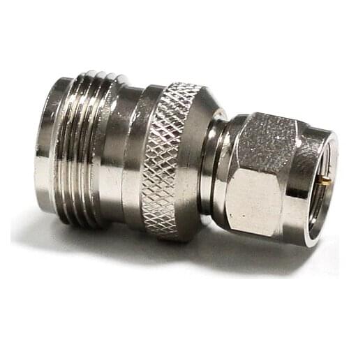 1pc N Female Jack switch F Male Plug RF Coax Adapter convertor Straight Nickelplated NEW wholesale