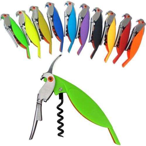 1 PC Bottle Openers Stainless Steel Wine Cork Screw Corkscrew Beer Cap Remover Kitchen Gadget Bar Accessories