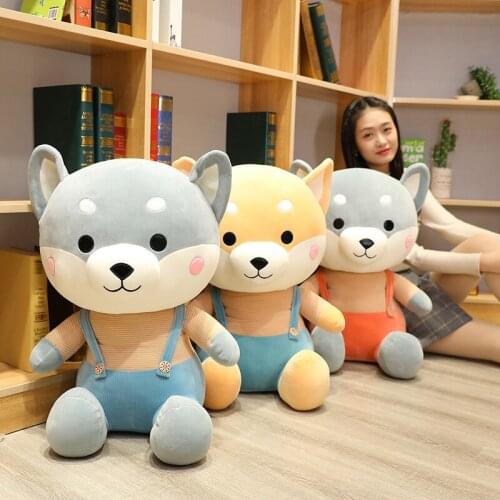 1pc 50/60cm Kawaii Shiba Dog Plush Toys Kids Cute Corgi Stuffed Plush Dolls Home Decoration Toy Birthday Gift For Children Baby