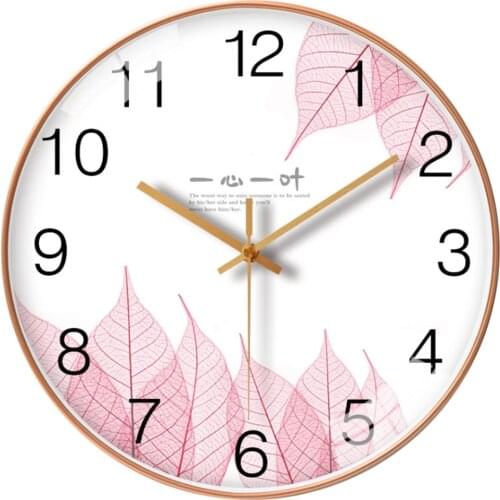 10 Inch Wall Clock Decoration Creative Landscape Quartz Hanging Clock Living Room Silent Wall Clock Office Round Art Home Decor