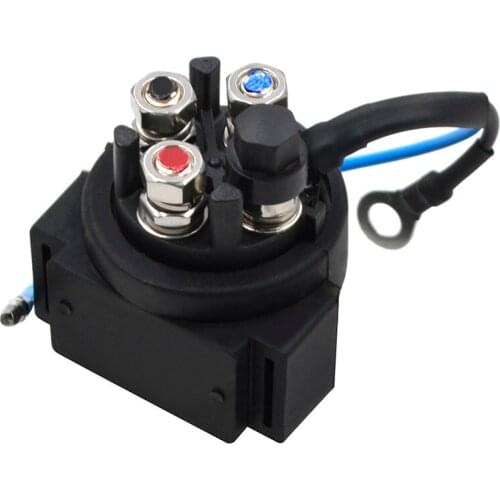 12V Winch Starter Solenoid Relay Switch for Yamaha Tilt Motors Paired With 570188 F75TLR F80TJR F80TLR F80TXR F100TXR F100TLR