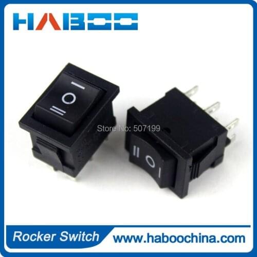 5pcs packing ON/OFF Boat Rocker Switch 6A/250V 10A/125V 2position 6pins